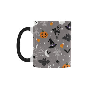 Halloween design pattern Morphing Mug Heat Changing Mug