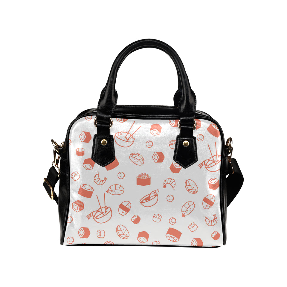 Sushi pattern Shoulder Handbag