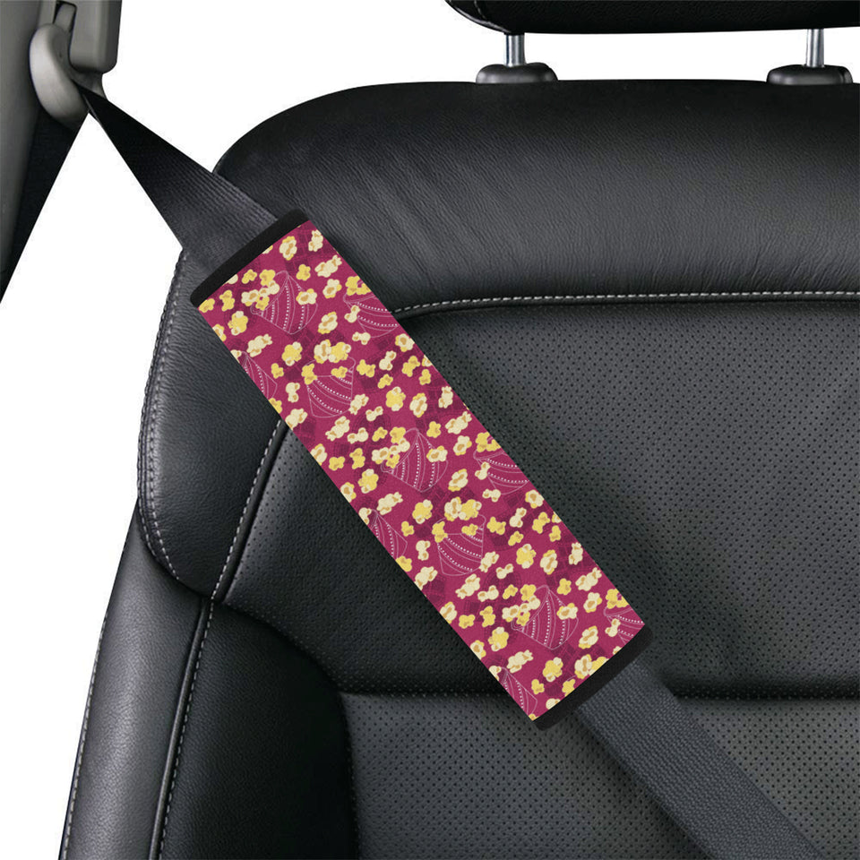Popcorn Pattern Print Design 02 Car Seat Belt Cover
