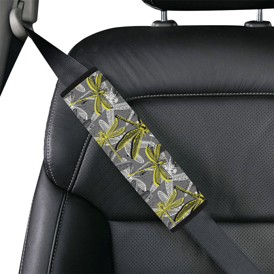 Hand drawn dragonfly pattern Car Seat Belt Cover