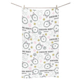 Siberian Husky design pattern Bath Towel