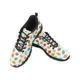 Colorful american football ball pattern Men's Sneaker Shoes