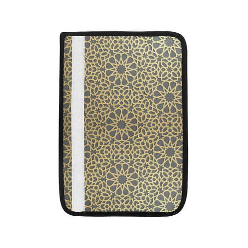 arabic star gold pattern Car Seat Belt Cover