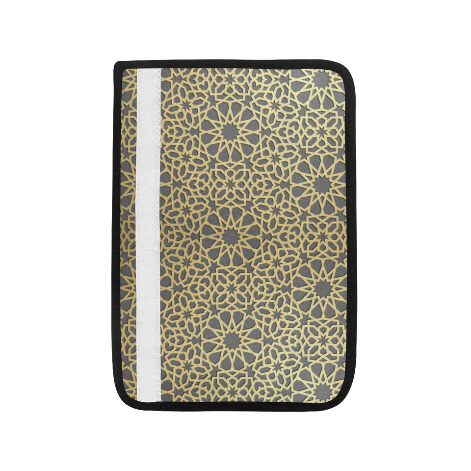 arabic star gold pattern Car Seat Belt Cover