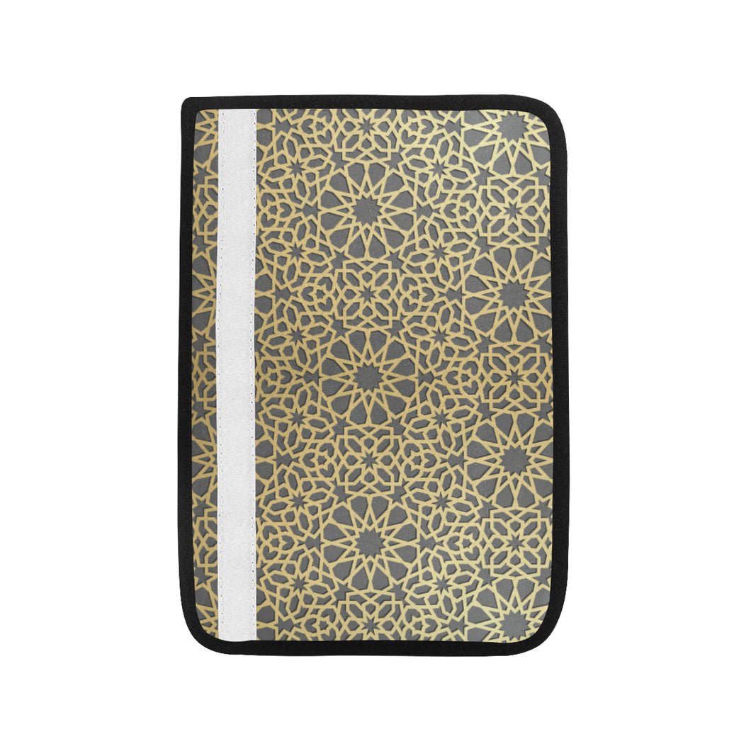 arabic star gold pattern Car Seat Belt Cover