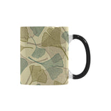 Ginkgo leaves design pattern Morphing Mug Heat Changing Mug
