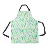 Green Peas Pattern Print Design 01 All Over Print Adjustable Apron