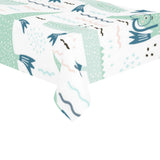 Crocodile diver pattern Tablecloth
