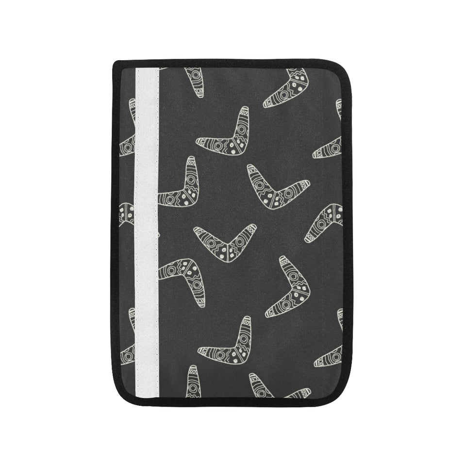 Hand drawn boomerang Australian aboriginal ornamen Car Seat Belt Cover