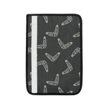 Hand drawn boomerang Australian aboriginal ornamen Car Seat Belt Cover