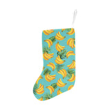 Banana Palm Leaves pattern background Christmas Stocking