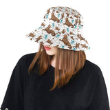sea lion Seals jellyfish pattern Unisex Bucket Hat