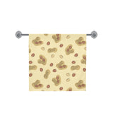 peanuts design pattern Bath Towel