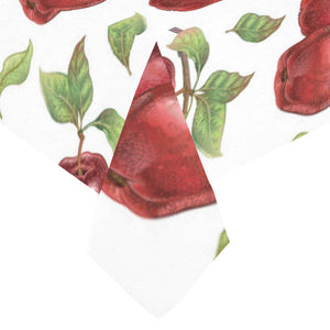 Red apples pattern Tablecloth