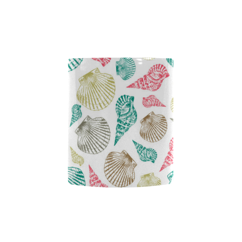 Colorful shell pattern Morphing Mug Heat Changing Mug