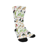 Cute dinosaurs pattern Crew Socks