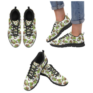 Coconut Pattern Print Design 04 Women's Sneaker Shoes