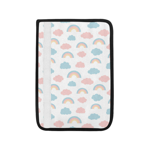 Cute rainbow clound pattern Car Seat Belt Cover