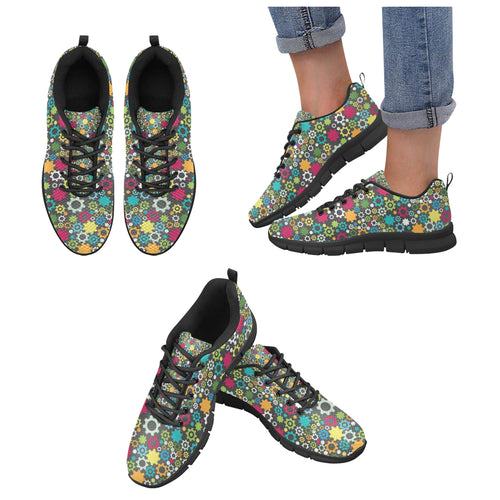 Gear Pattern Print Design 03 Women's Sneaker Shoes