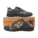 Gold dragon pattern Men's Sneaker Shoes