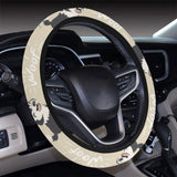 Cute Siberian Husky Car Steering Wheel Cover