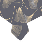 Gold ginkgo leaves Tablecloth
