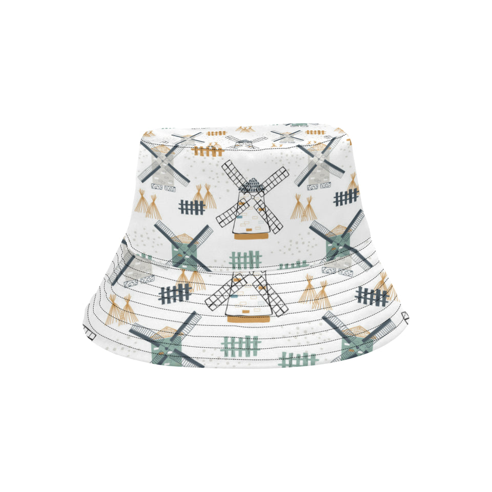 windmill pattern Unisex Bucket Hat