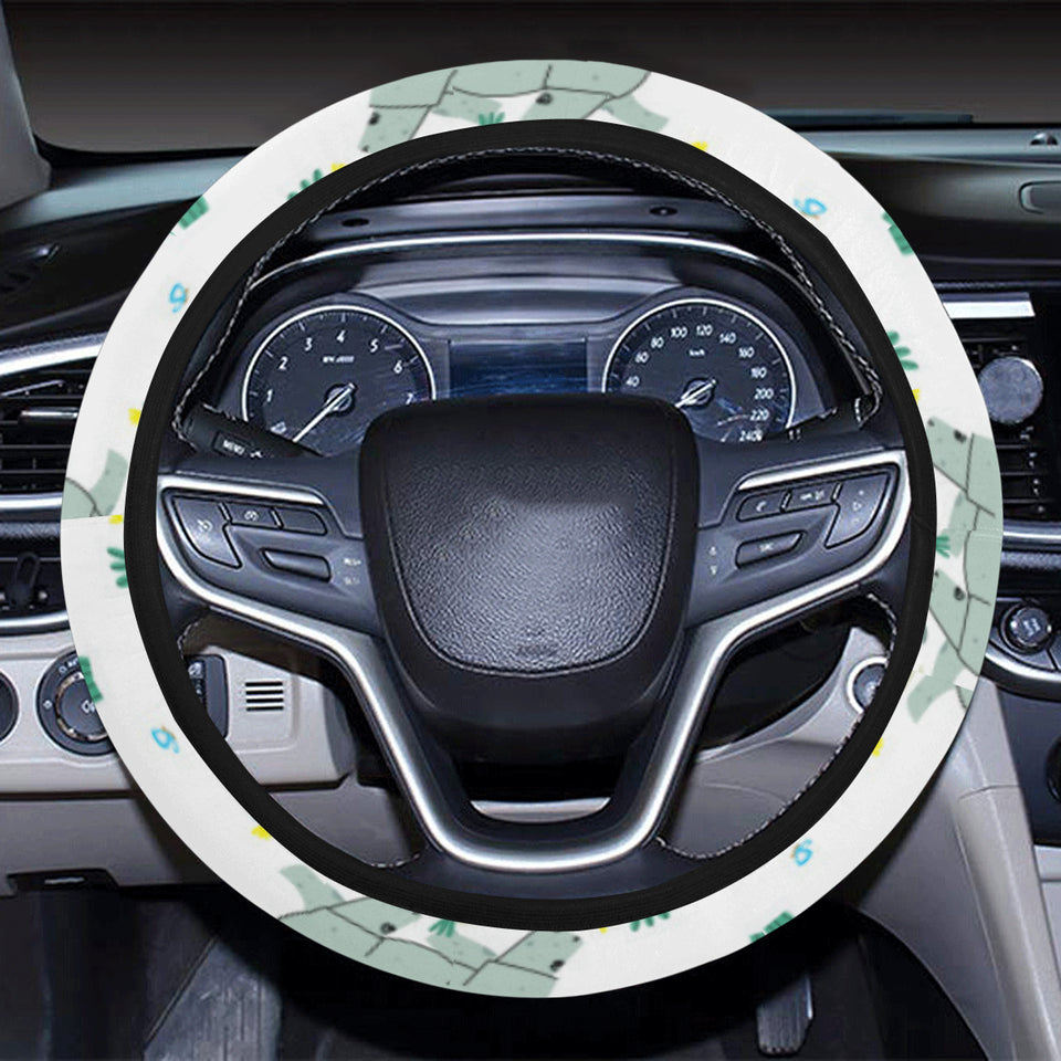 Cute Rhino pattern Car Steering Wheel Cover