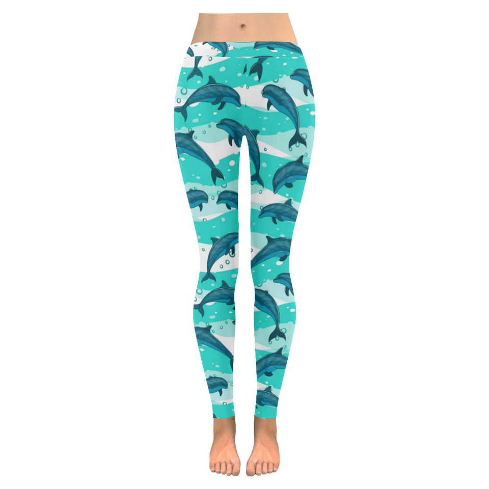 Dolphin sea pattern Women's Legging Fulfilled In US