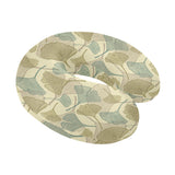 Ginkgo leaves design pattern U-Shaped Travel Neck Pillow