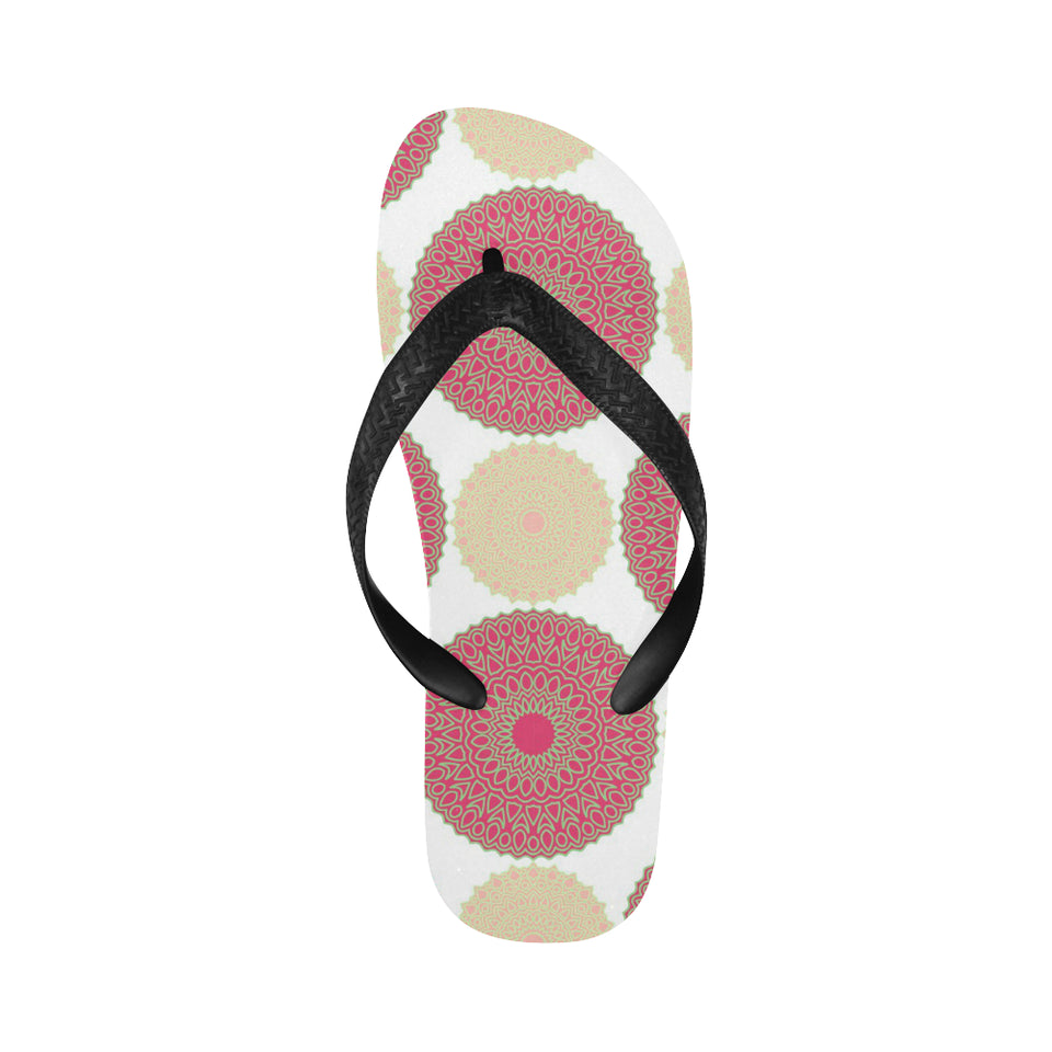 Circle indian pattern Unisex Flip Flops
