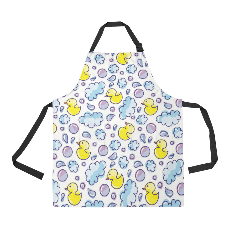 Duck Toy Pattern Print Design 01 All Over Print Adjustable Apron