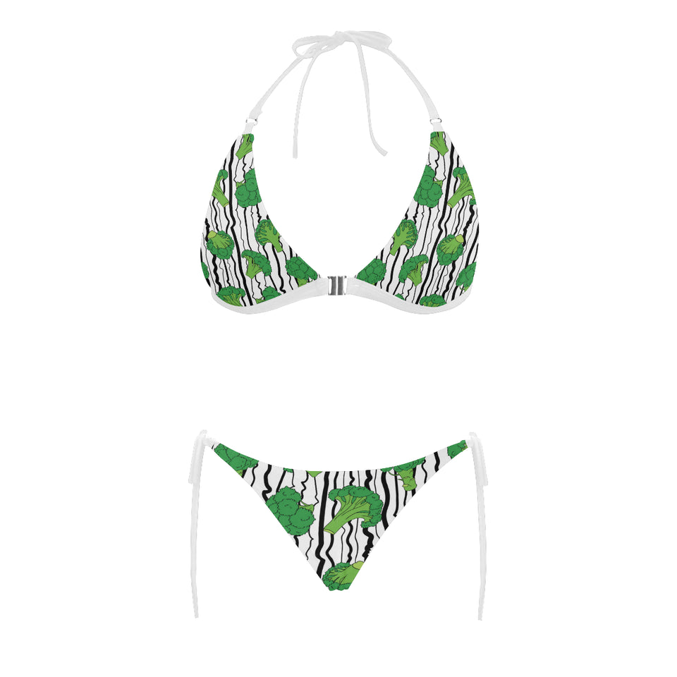 Cool Broccoli pattern Sexy Bikinis Two-Piece Swimsuits