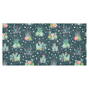 Cactus glass terrarium pattern Tablecloth