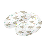 Cute Rhino pattern background U-Shaped Travel Neck Pillow