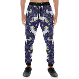 Hand drawn cute unicorn star planet Unisex Casual Sweatpants