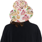 Cake cupcake sweets pattern Unisex Bucket Hat
