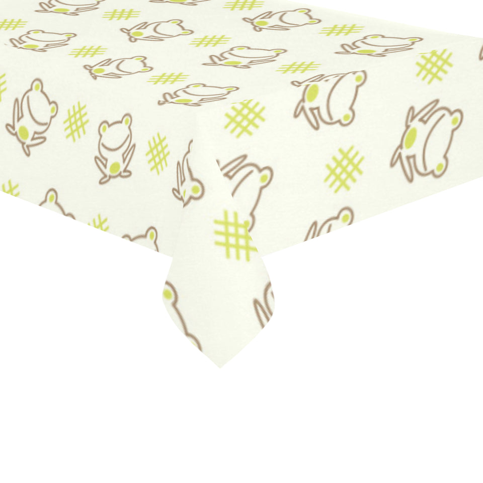 Cute cartoon frog baby pattern Tablecloth
