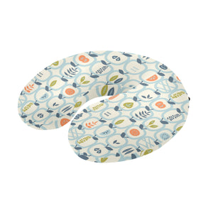 apples leaves pattern U-Shaped Travel Neck Pillow