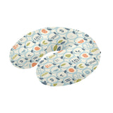 apples leaves pattern U-Shaped Travel Neck Pillow