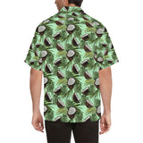 Coconut Pattern Print Design 02 Men's All Over Print Hawaiian Shirt (Model T58)