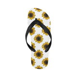 sunflowers design pattern Unisex Flip Flops