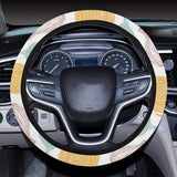 colorful onions white background Car Steering Wheel Cover