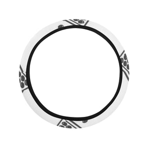 Billiard Ball Pattern Print Design 03 Car Steering Wheel Cover