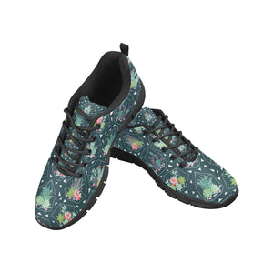 Cactus glass terrarium pattern Men's Sneaker Shoes