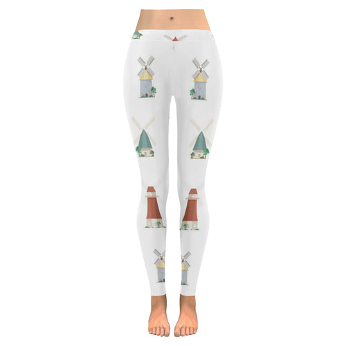 windmill design pattern Women's Legging Fulfilled In US