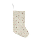 Jack Russel Pattern Print Design 02 Christmas Stocking