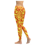 Fire flame design pattern Women's Legging Fulfilled In US