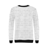Airplane print pattern Women's Crew Neck Sweatshirt