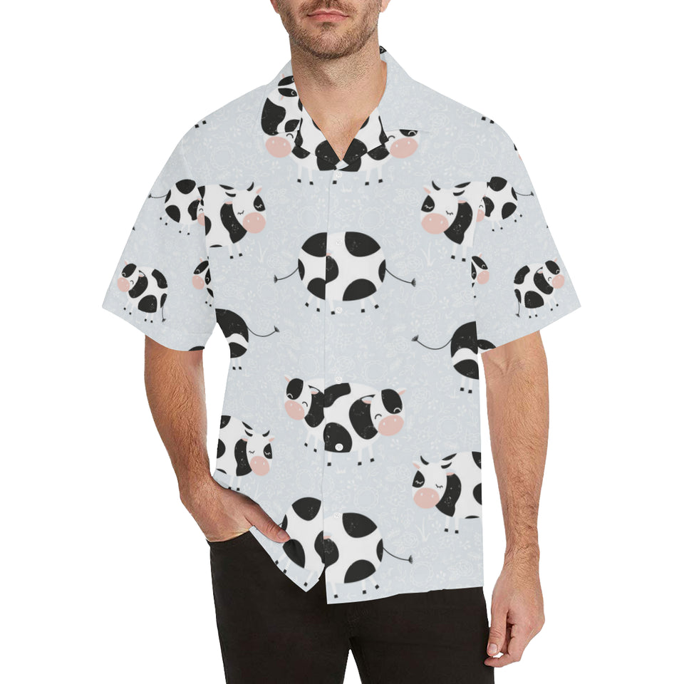 Cute cows pattern Men's All Over Print Hawaiian Shirt